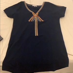 Sugar + lips navy blue tunic